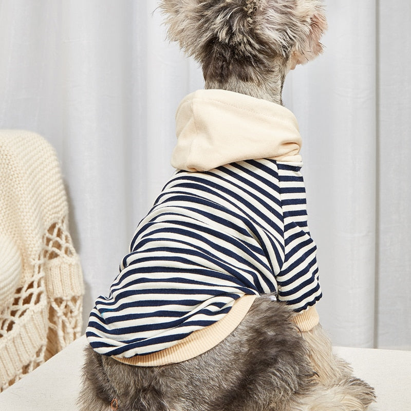 Warm and nice hooded pet clothing