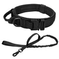 Strong Dog Military Tactical Collar Pet Bungee Leash Durable Nylon