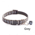 Pet collar with bell for small dogs and cats adjustable