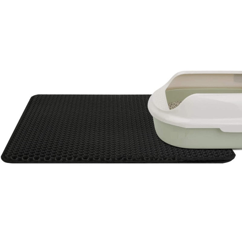 Mat for cats with double layer waterproof washable and non-slip
