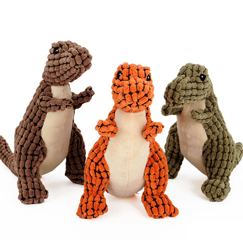 Toy For Dogs Of Medium And Large Size Indestructible Plush Dinosaur Style