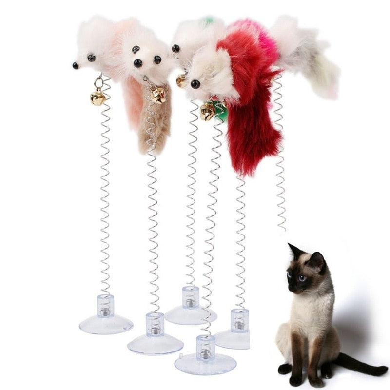 Interactive feather stick cat toy to make your cat relaxed and playful